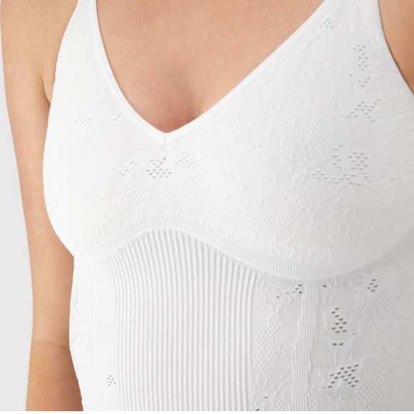 Women's Seamless Smoothing Lace Bodysuit - Maidenform in white - Picture 2 of 5